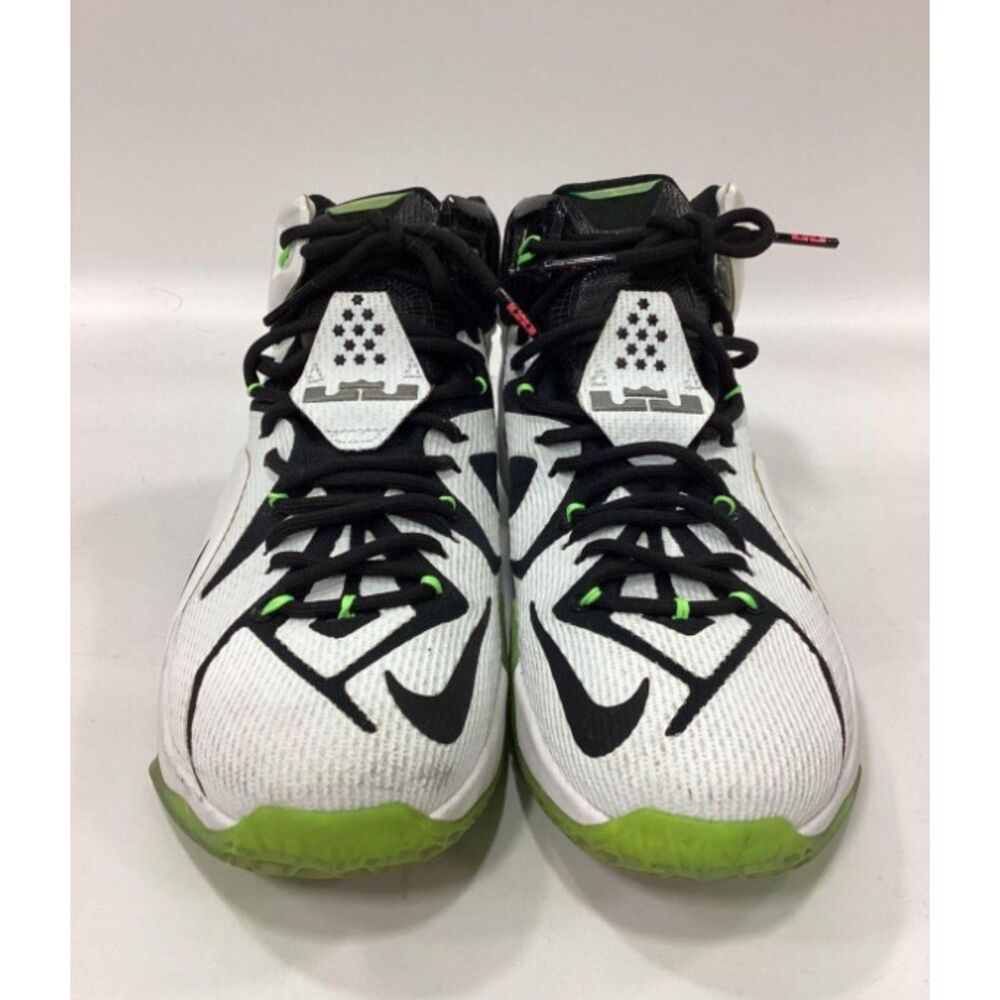 EUC Nike Men's Nike LeBron 12 'All Star' White Textile Sneakers Size 11.5 w/ COA